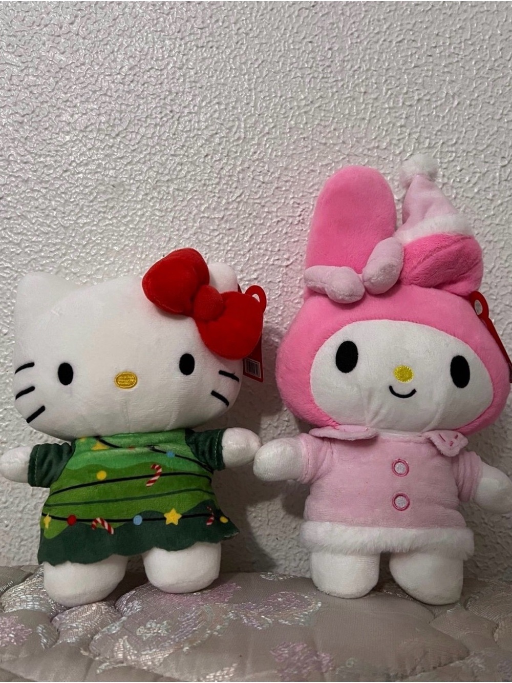 Christmas Sanrio Hello Kitty & My Melody Plush Plush
